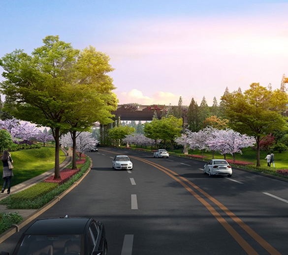 橫梁街道新程線安置點道路工程